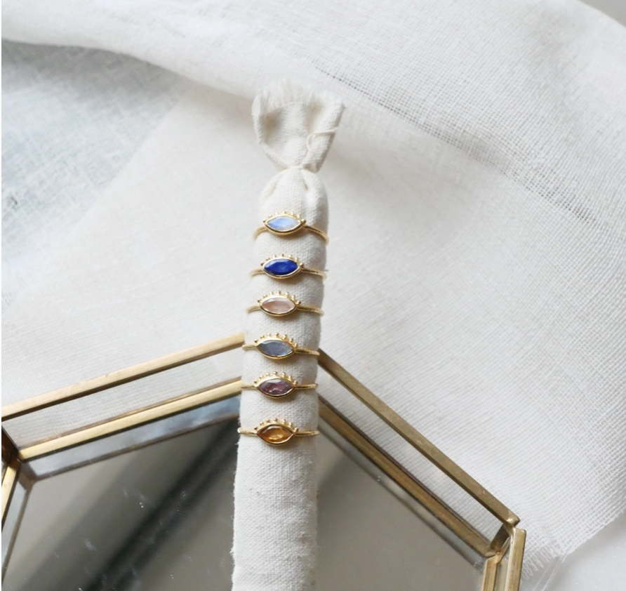 Ring "Powerful Woman" mit Citrin