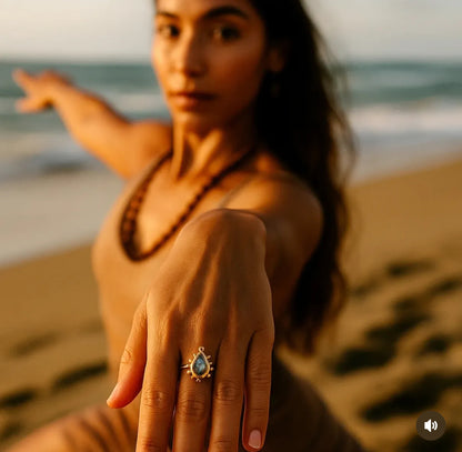 Ring "My Aura" mit Labradorit