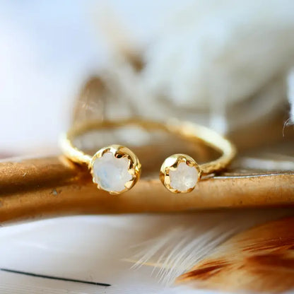 Ring "Meditative Dream" mit Mondstein