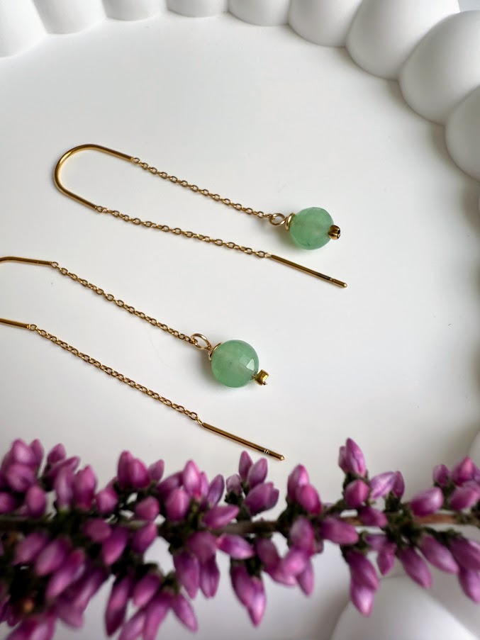 Hängeohrringe "Inner Harmony" mit Aventurin