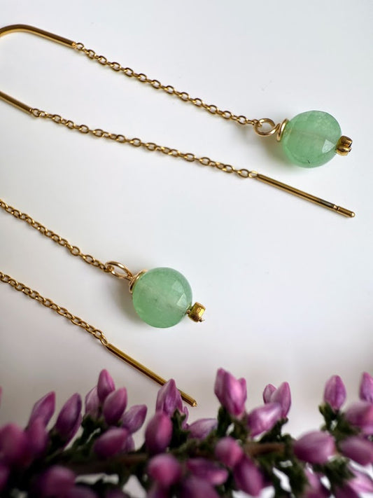 Hängeohrringe "Inner Harmony" mit Aventurin