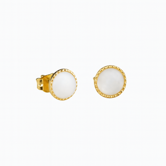 Ohrstecker "Lunar Whisper" mit Mondstein