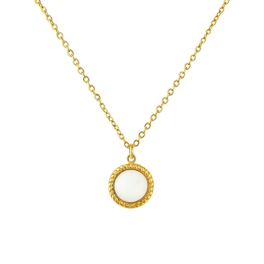 Halskette mit Perlmutt