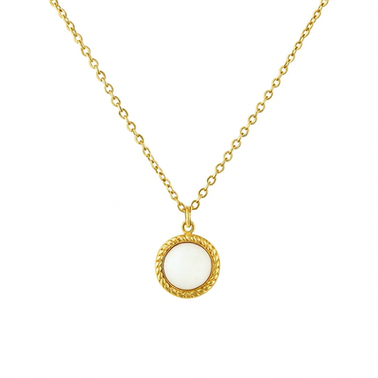 Halskette mit Perlmutt