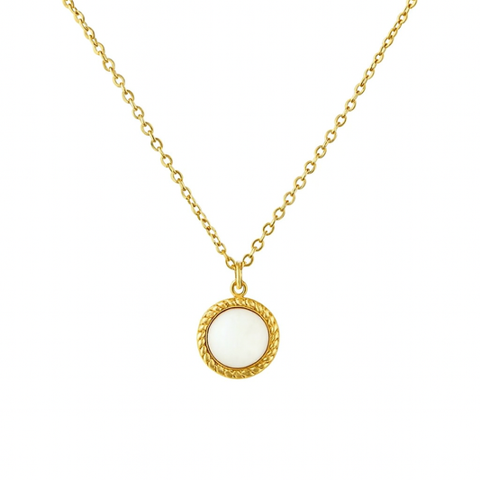 Halskette mit Perlmutt