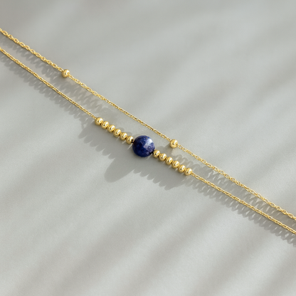 Armkettchen "Inner Sound" mit Lapilazuli